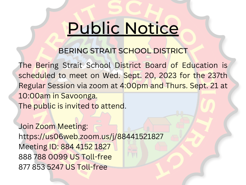 BSSD 237th board meeting Wed Sept 20, 2023 and Thursday Sept. 21