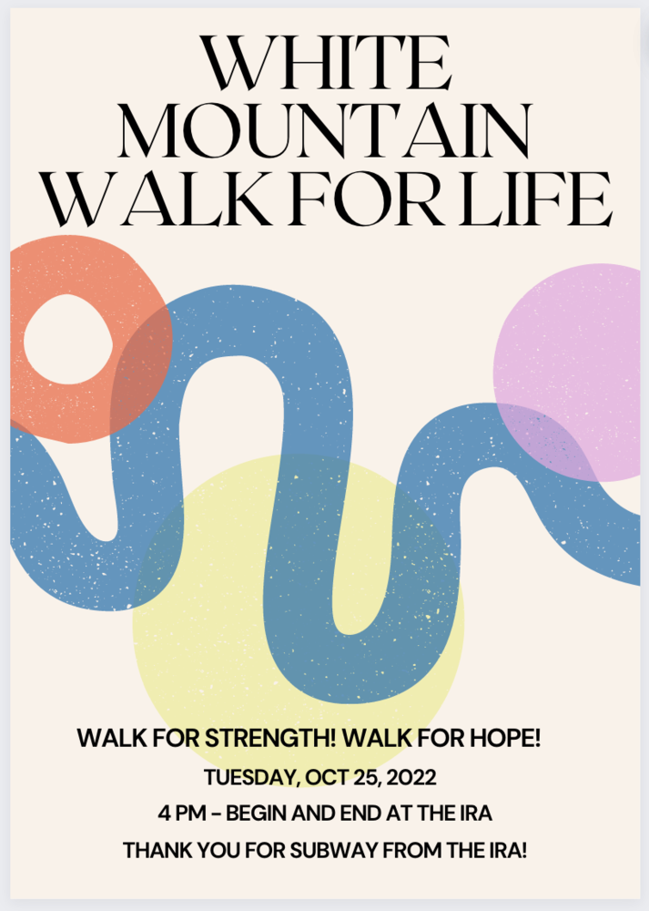Walk for Life - 10/25/22 - 4 PM - IRA