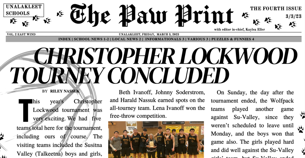 The Paw Print - Mar. 3, 2023