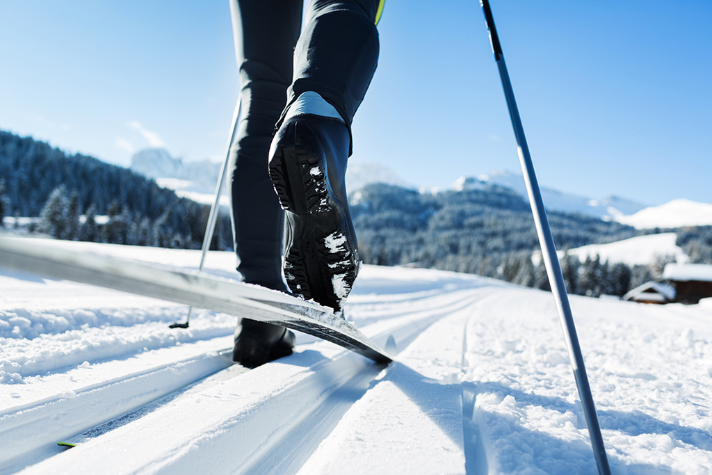 An image of cross country skis