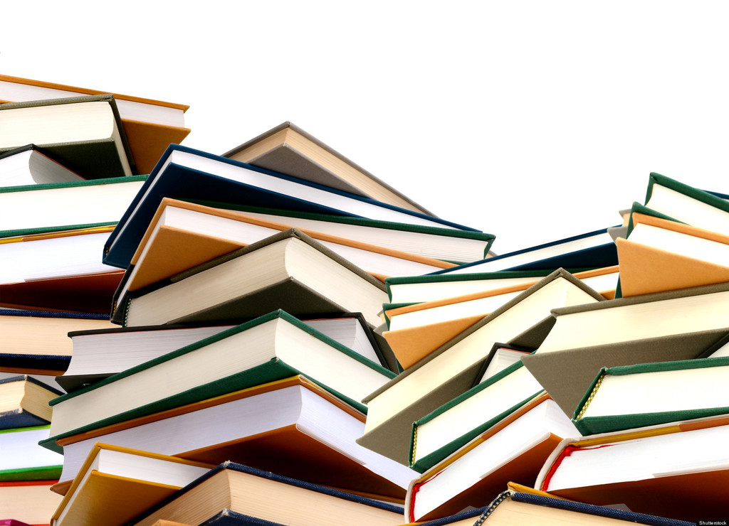 A stack of books