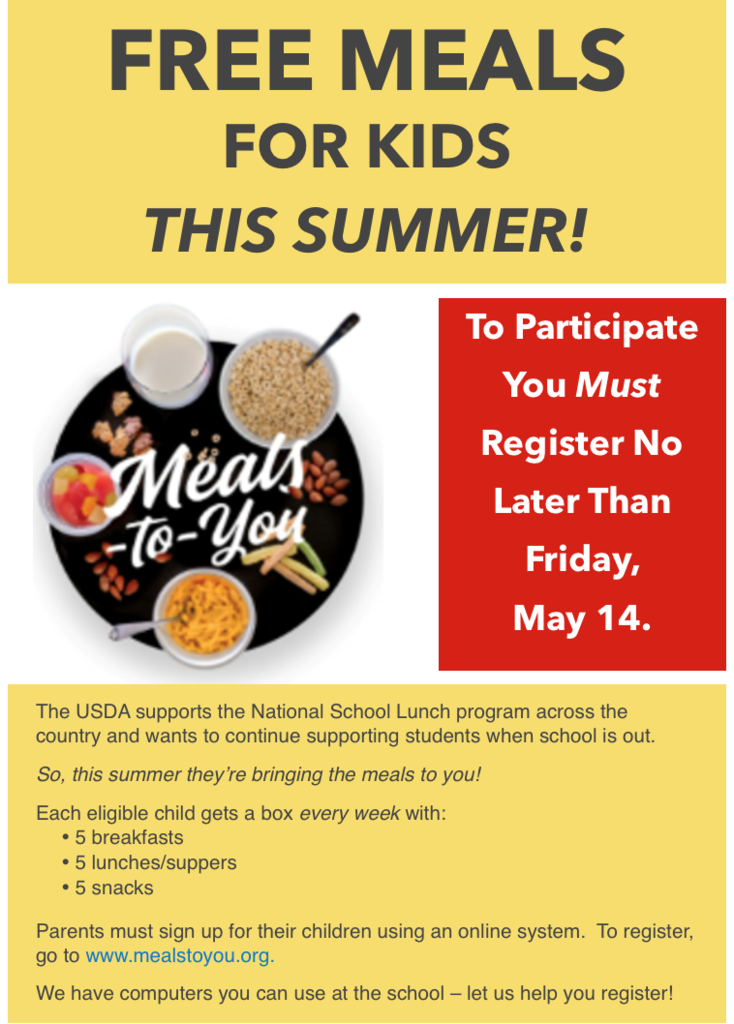 Meals-to-You flyer