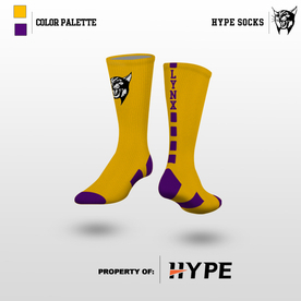 A pictue of Golovin Lynx socks