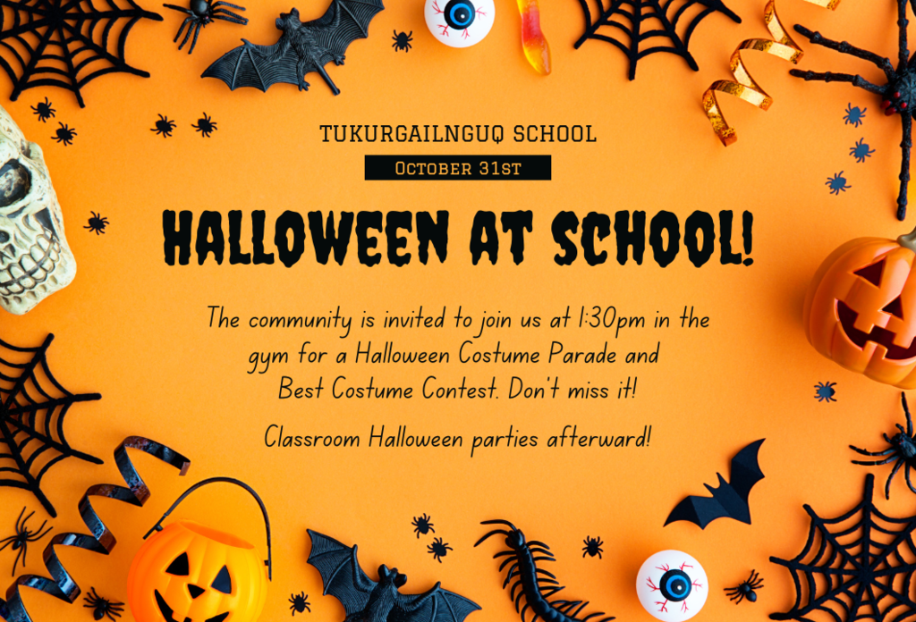 Halloween Celebration starting at 1:30p this Monday the 31st.