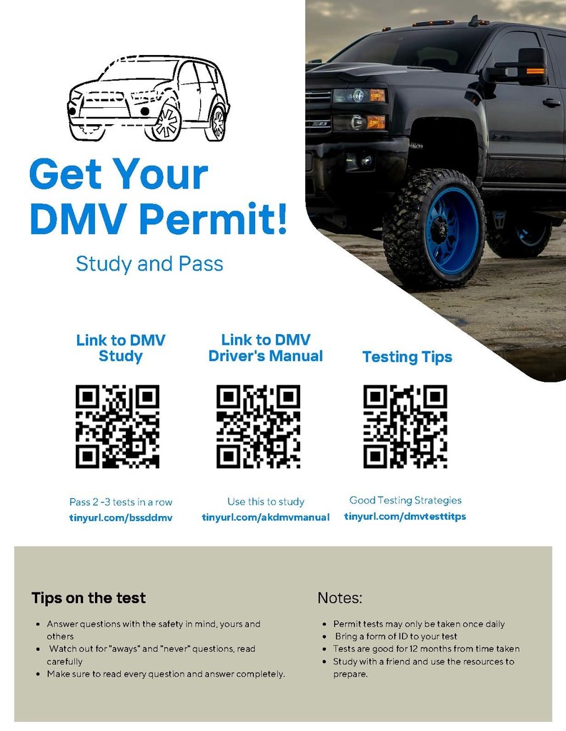 DMV Permit Flyer