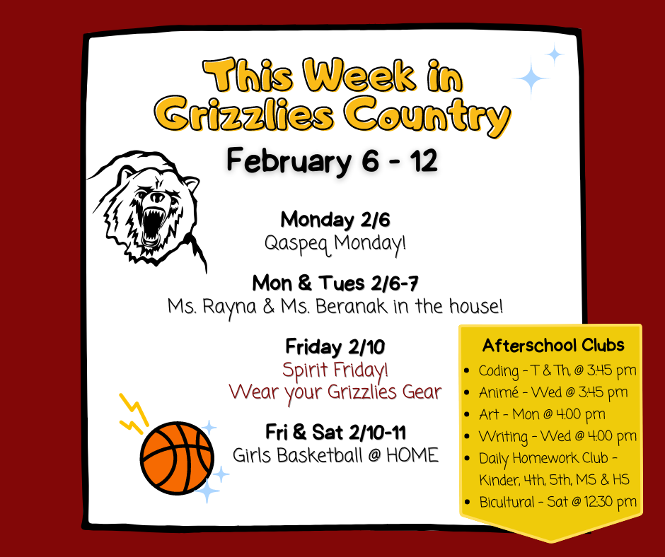 Feb 6-12 in Grizzlies Country