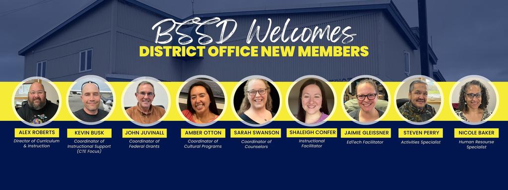 bssd new district office staff members